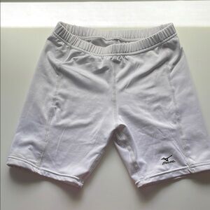 Mizuno White Athletic Shorts